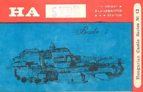 QSL Card HUNGARY Radio Amateur Station HA5KDB Y03CD Clar