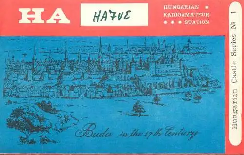 QSL Card HUNGARY Radio Amateur Station HA7VE Y03CD Pista