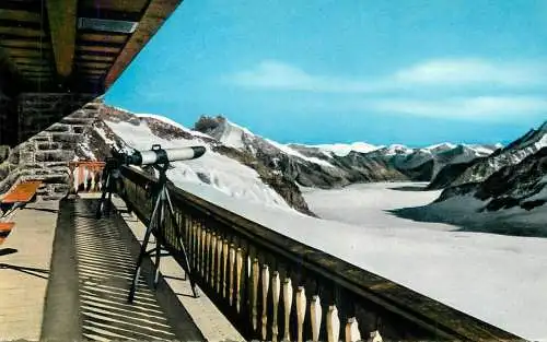 Switzerland Jungfraujoch Berghaus-Galerie Alegletscher