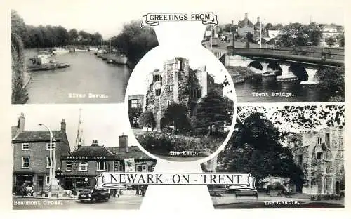 England Greetings from Newark-on-Trent multi view