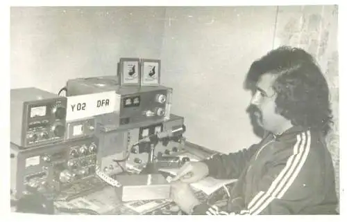 QSL Card ROMANIA Radio Amateur Station YO2DFA 1989 Ovidiu