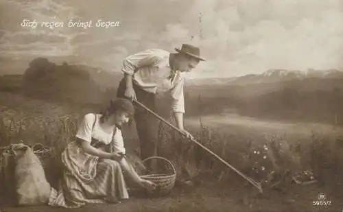 Agriculture Cultivation Sich regen brings Segen Germany AK