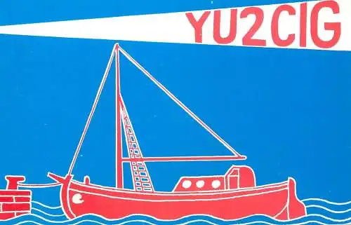 QSL Card Yugoslavia Amateur Radio Station YU2CIG 1983 Y03CD