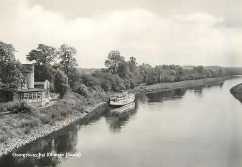 Sailing & navigation themed postcard Saale paddle steamer