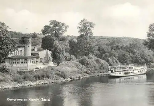 Sailing & navigation themed postcard Saale paddle steamer