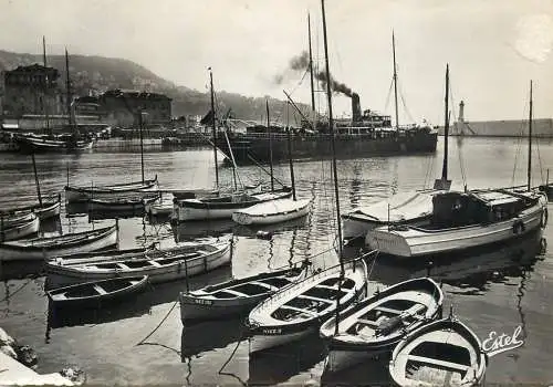 Sailing & navigation themed postcard Nice harbor Fishing boats