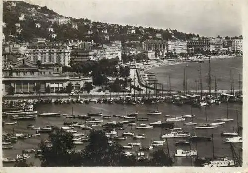 Sailing & navigation themed postcard Cannes harbor Sailing Vessels