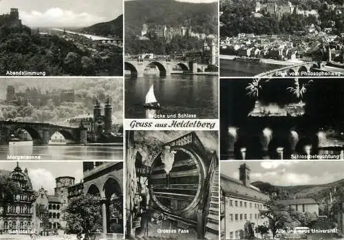 Sailing & navigation themed postcard Heidelberg Sailing Vessels