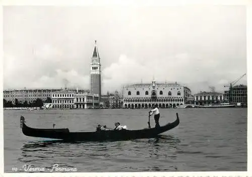 Sailing & navigation themed postcard Venice gondola