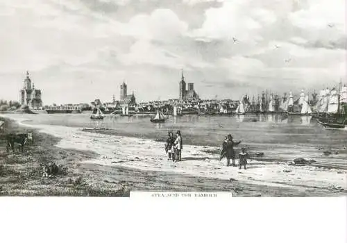 Sailing & navigation themed postcard Stralsund citadel Sailing Vessels