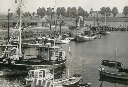 Sailing & navigation themed postcard Insel Poel harbor Sailing Vessels