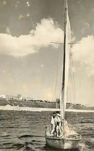 Sailing & navigation themed postcard Eforie North sailing vessel