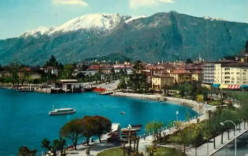Sailing & navigation themed postcard Locarno cruise boat