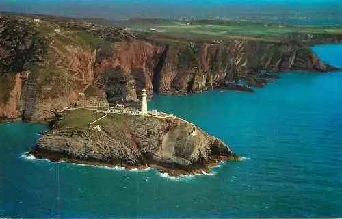 Sailing & navigation themed postcard Anglesey Lighthouses South Stack