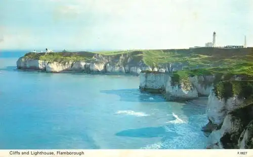 Sailing & navigation themed postcard UK lighthouse  Flamborough