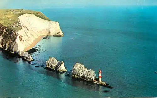 Sailing & navigation themed postcard Uk The Needles lighthouse