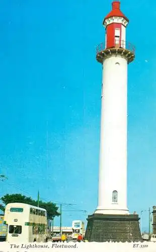 Sailing & navigation themed postcard Fleetwood lighthouse
