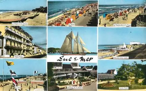 Sailing & navigation themed postcard Suc sur Mer Sailing Vessels