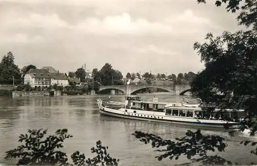 Sailing & navigation themed postcard Rheinfelden Baden cruise ship