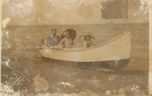 Sailing & navigation themed postcard rowboat lifeboat 1930