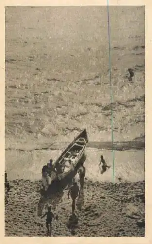 Sailing & navigation themed postcard Romania Eforie beach