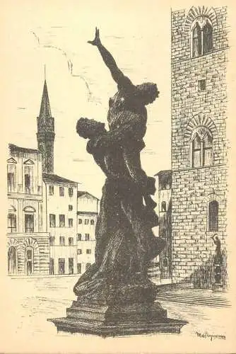 Italia cartolina postale Florence Qape of Sabines