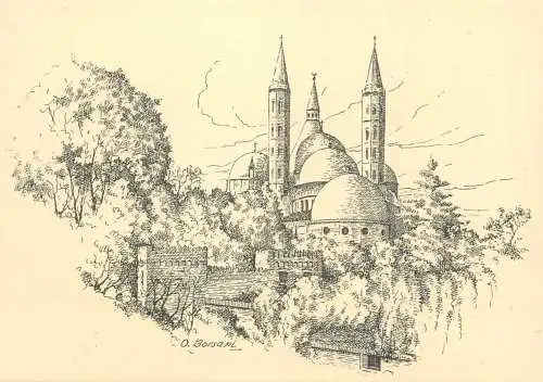 Italia cartolina postale Padova Basilica di S. Antonio