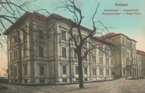 Postcard Hungary Budapest Margitsziget