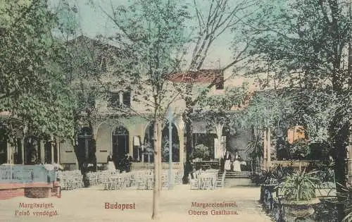 Postcard Hungary Budapest Margitsziget