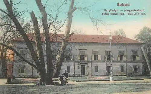 Postcard Hungary Budapest Margitsziget