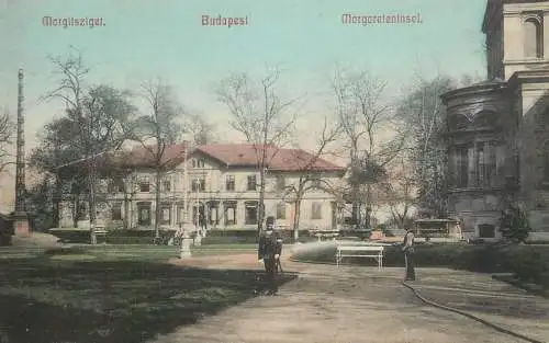 Postcard Hungary Budapest Margitsziget