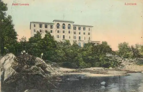 Postcard Croatia Hotel Lovrana