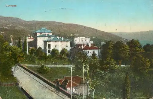 Postcard Croatia Lovrana