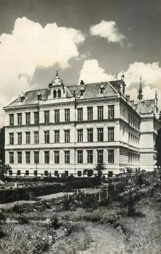 Postcard Romania Bistrita Liceul 1