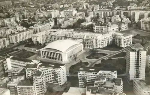 Postcard Romania Bucuresti Piata Palatului