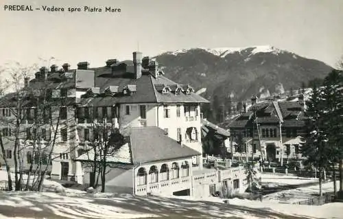 Postcard Romania Predeal piatra mare