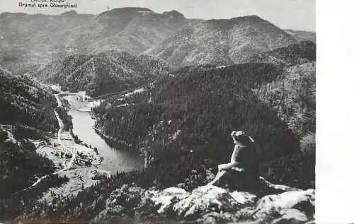 Postcard Romania Lacul Rosu