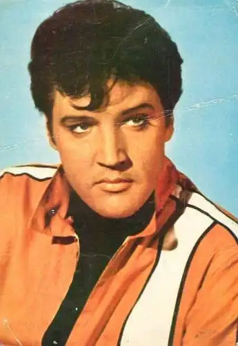 Postcard Stage & screen stars postcard ACIN Romania Elvis Presley