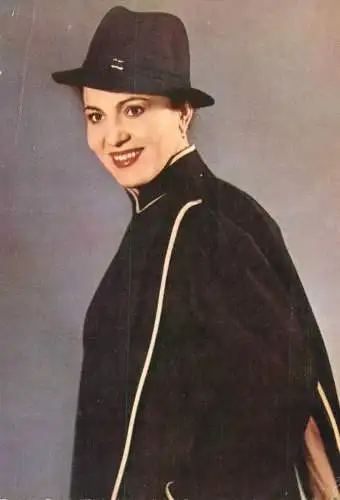Postcard Stage & screen stars postcard ACIN Romania Irina Loghin