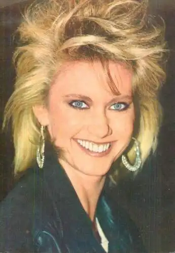 Postcard Stage & screen stars postcard ACIN Romania Olivia Newton John