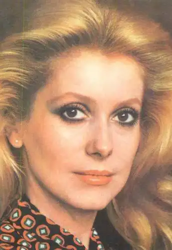 Postcard Stage & screen stars postcard ACIN Romania Catherine Deneuve