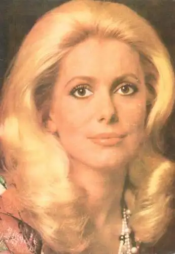 Postcard Stage & screen stars postcard ACIN Romania Catherine Deneuve
