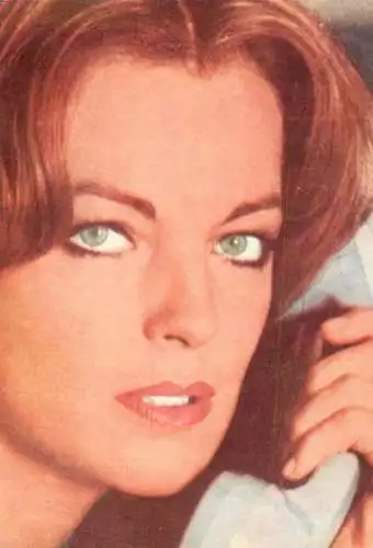 Postcard Stage & screen stars postcard ACIN Romania Romy Schneider