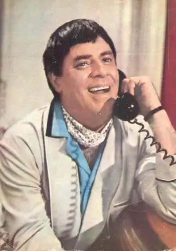 Postcard Stage & screen stars postcard ACIN Romania Jerry Lewis