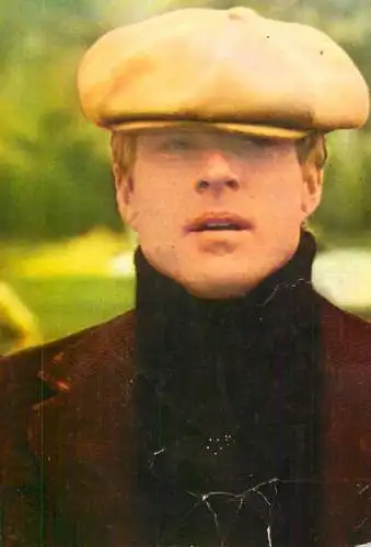 Postcard Stage & screen stars postcard ACIN Romania Robert Redford