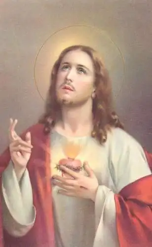 Postcard religious card Jesus Christ