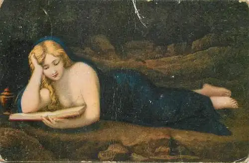 Postcard Illustrators painting Magdalena Correggio