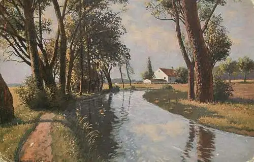 Postcard Illustrators painting Sammlung aus deutschen gauen