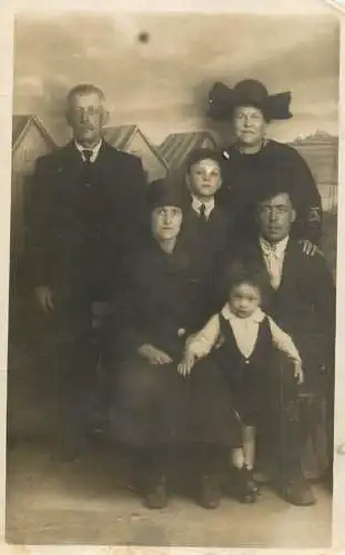 Photograph social history elegance family portrait unity rural