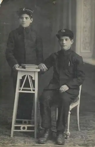 Photograph social history 1925 Botosani children uniform
